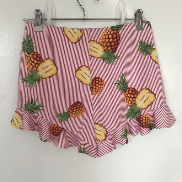 SOLD: Forever 21 Pineapple Booty Shorts - Picture 7 of 7